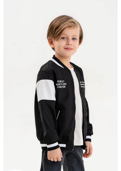 Çift Cepli Fermuarlı Kolej Su Geçirmez Erkek Çocuk Ceket indirimleri
