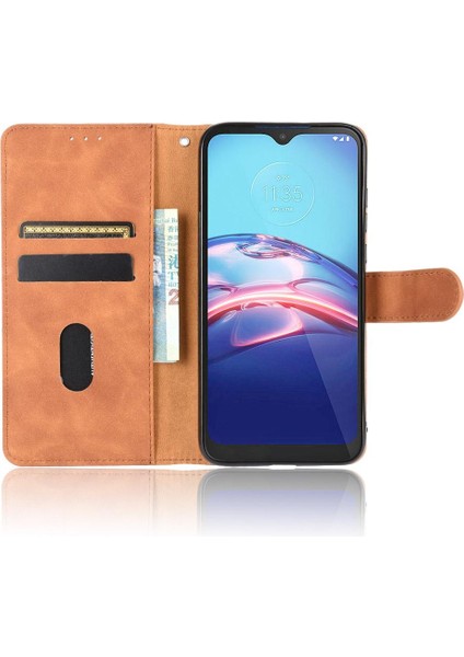 Motorola Moto E 2020 Kart Tutucu Kickstand ile Kart Ekleme Için Kılıf (Yurt Dışından)