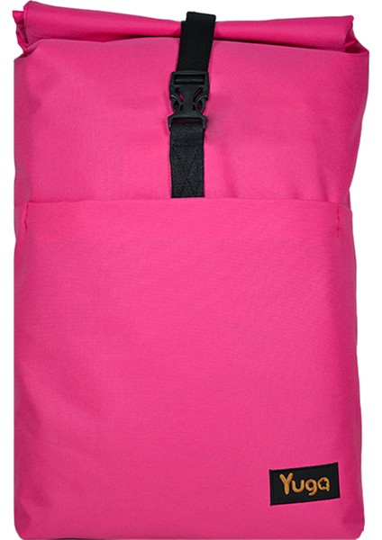 Roll Up Sırt Çantası Pembe