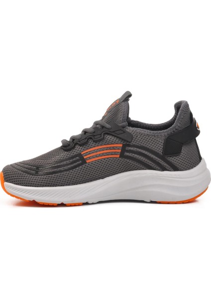 Onega Füme-Turuncu-Beyaz Fileli Unisex Spor Ayakkabı