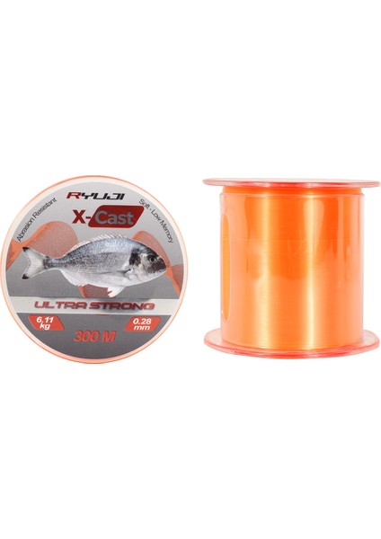 X-Cast Surf Orange 300M Monofilament Misina fiyatları