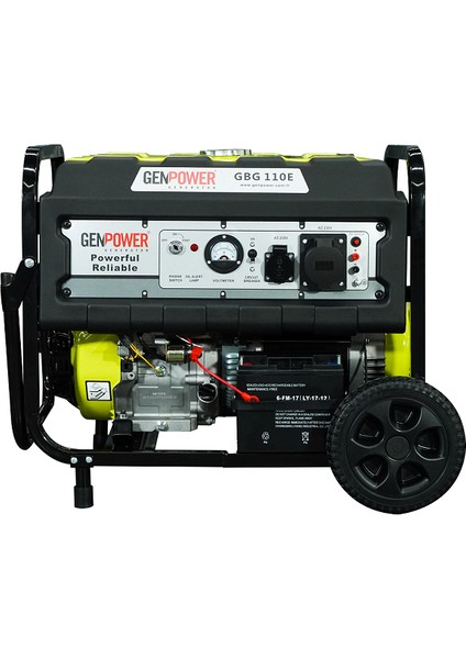 Gbg 110 E Oto 10,5 Kva, Benzinli, Transfer Panolu , Monofaze (220 Volt ) Portatif Jeneratör