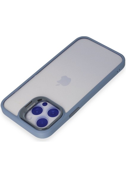 Iphone 14 Pro Kılıf Roblox Lens Standlı Kapak - Sierra Blue 13