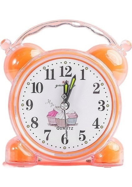 Öğrenci Çalar Saat Çocuk Karikatür Saat Başucu Basit Çalar Saat (Yurt Dışından)
