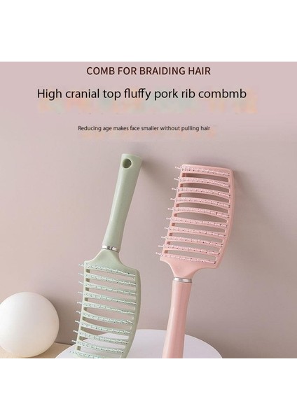 Kadınların Uzun Saç Masaj Tarağı Için Kabarık Tarak Kuaförlük Tarağı Taşınabilir Kaburga Tarağı (Yurt Dışından) fiyatları