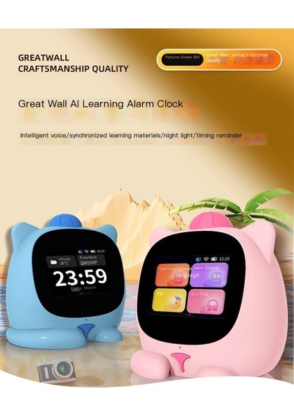 Akıllı Çalar Saat Öğrenci Çok Fonksiyonlu Çalar Saat Zaman Yöneticisi (Yurt Dışından) fırsatları