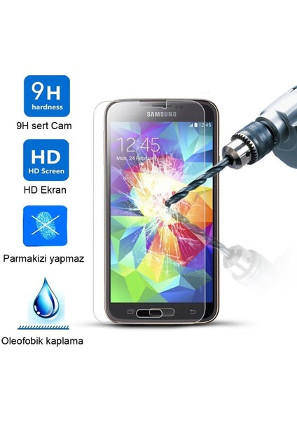 ESLIFETECH26 Samsunggalaxys3 9h Kırılmaz Ekran Koruyucu Şeffaf