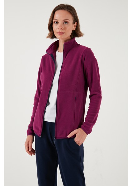 Slim Fit Fermuarlı Polar Hırka Bayan Hırka 5907012 modelleri