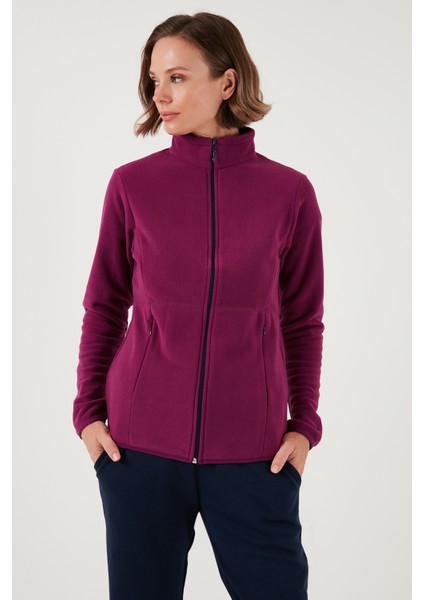 Slim Fit Fermuarlı Polar Hırka Bayan Hırka 5907012 indirimleri