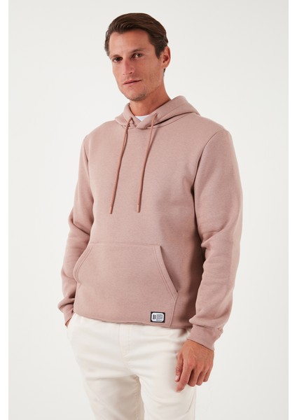 Slim Fit Kapüşonlu Kanguru Cepli Içi Tüylü Yumuşak Şardonlu Sweat Erkek Sweat 5905281 fırsatları