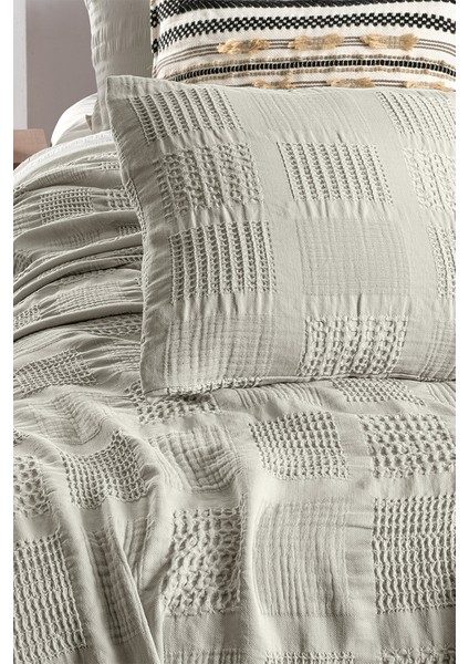 Nerha Bej Çift Kişilik Pamuk Yatak Örtüsü indirimleri