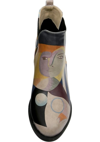 Kadın Vegan Deri Çok Renkli Bilekte Bot - Book Club Tasarım indirimleri