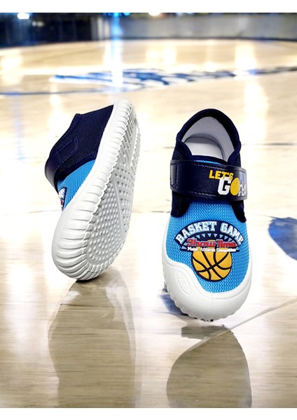 Çocuk Günlük Basket Game Temalı Cırtlı Panduf fiyatları