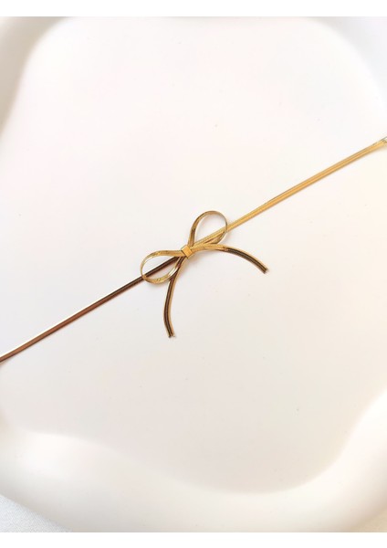 Kadın Paslanmaz Çelik Kurdele Fiyonk Model Bileklik fiyatları