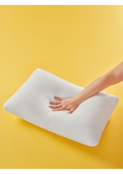 Visco Yastık Memory Foam Boyun Yastığı Hafızalı Ortopedik Yastık 60X40X15 cm