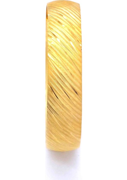 Altın Kaplama 1.5 cm Yan Cizgili Bilezik BLZ-1244 fırsatları