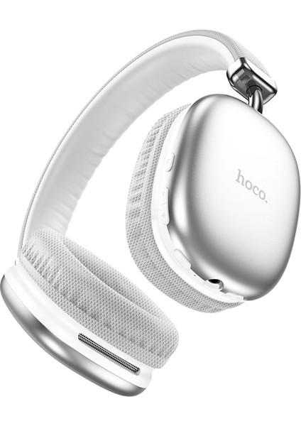 W35 Kablosuz Bluetooth Kafaüstü Kulaklık - Gümüş 13