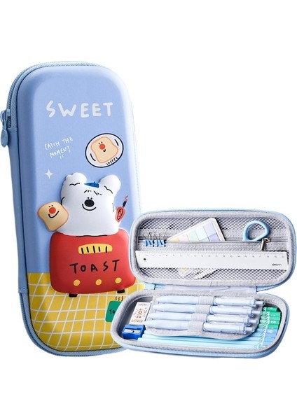 Kalem Çantası, Geniş Kapasiteli, Leke Tutmaz Kırtasiye Kutusu, Ilkokul Öğrencileri Için Kalem Kutusu, Şık Görünüm (Yurt Dışından)