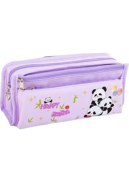 Ins Yeni Panda Karikatür Kalem Kutusu Büyük Kapasiteli Öğrenci Popüler Çocuk Kalem Kutusu (Yurt Dışından)