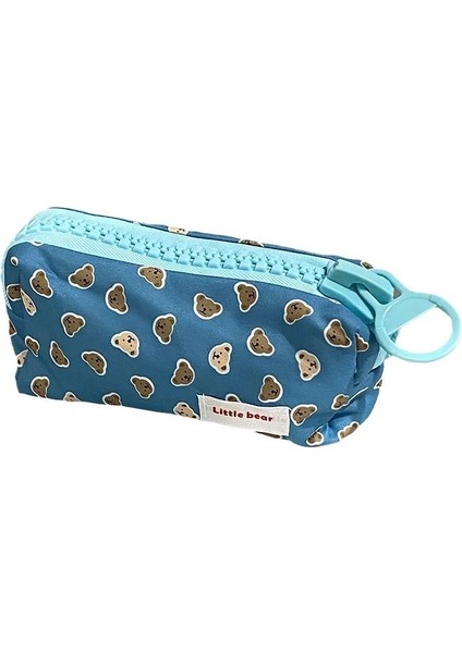 Yeni Büyük Kalın Fermuarlı Sevimli Karikatür Ayı Kafası Kırtasiye Çantası Karikatür Ins Tarzı Kalem Çantası Kalem Kutusu Kırtasiye Kutusu (Yurt Dışından)