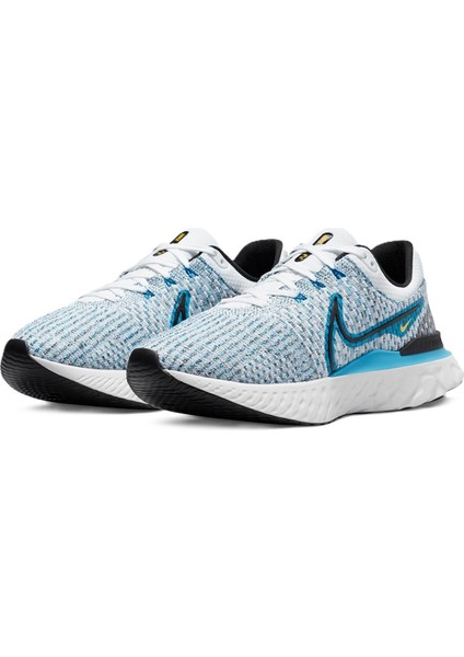 Infinity React Run Flyknit 3 Running Shoes Blue Yürüyüş Koşu Mavi