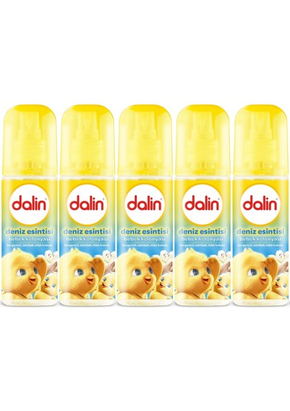 Bebek Kolonyası 150ML Deniz Esintisi (Bergomat-Zambak-Misk Kokulu) (5 Li Set)