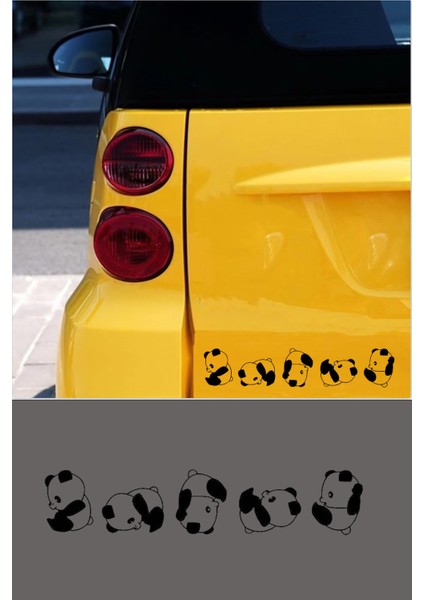 Pandalar Resmi Oto Araba Cam Sticker Çıkartma Bilgisayarlar,kamyonlar, Motosikletler Için fiyatları