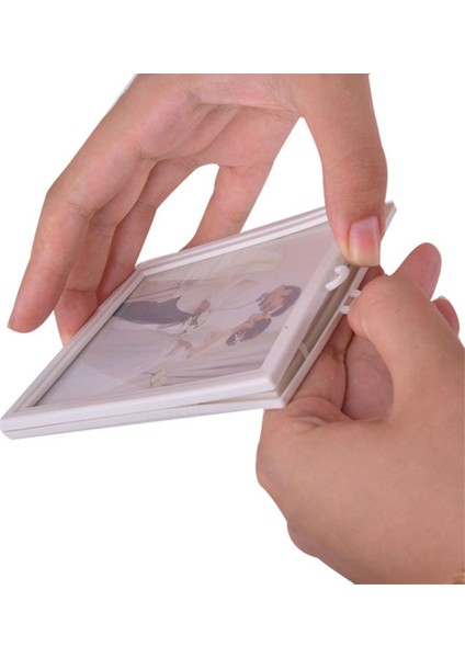 Yuvarlak Içi Kare Led Işıklı Fotoğraf Çerçevesi indirimleri