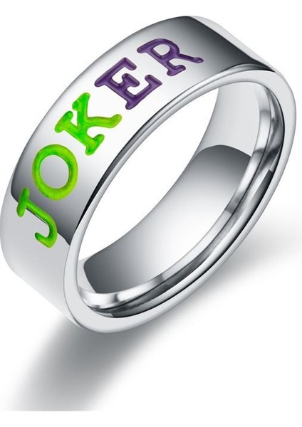 Çelik Silver Joker Erkek Yüzük EV37