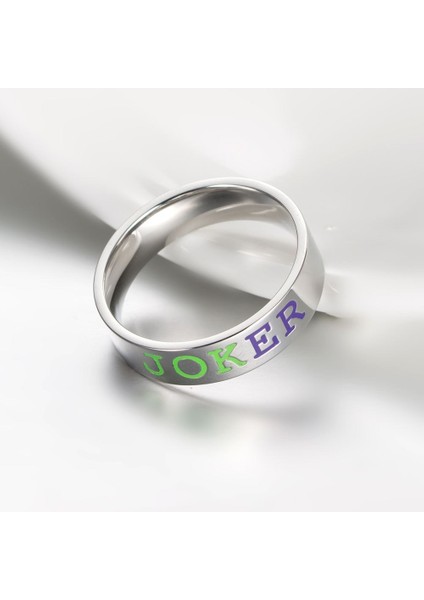 Çelik Silver Joker Erkek Yüzük EV37