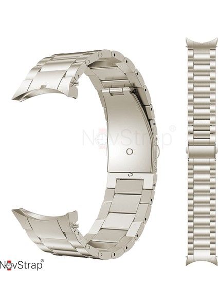 Samsung Galaxy Watch 7 6 5 4 Fe 40-42-43-44-45-46-47 Mm ile Uyumlu Çelik Metal Kordon Boşluk Bırakmayan Pimli indirimleri