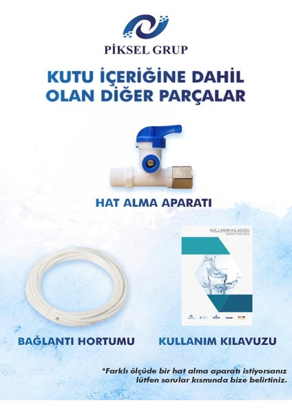 Piksel Aqua 10 Aşamalı Açık Kasa Su Arıtma Cihazı