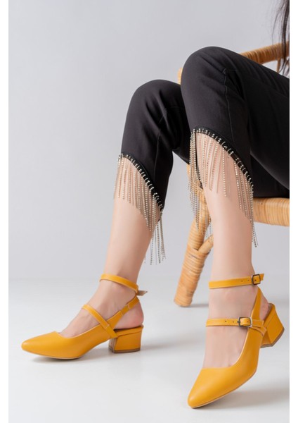 Nita Hardal Cilt Alçak Topuklu Kadın Ayakkabı