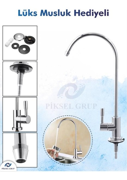 Piksel Aqua 12 Aşamalı EVA Membranlı Açık Kasa Su Arıtma Cihazı