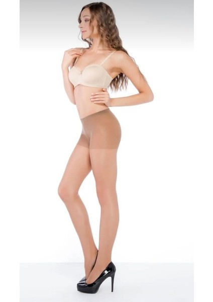 Kadın Fit 15 Mat Ten Kilotlu Çorap
