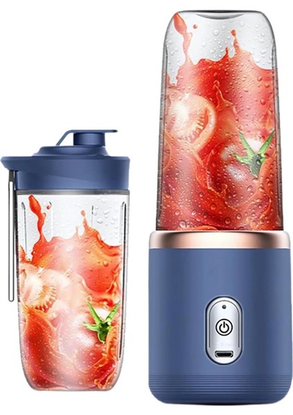 400ML Smoothie Taşınabilir Şarjlı Çok Fonksiyonlu El Blendere, 1 Bardaklı Kişisel Detoks Hazırlama Mikseri Pl-83