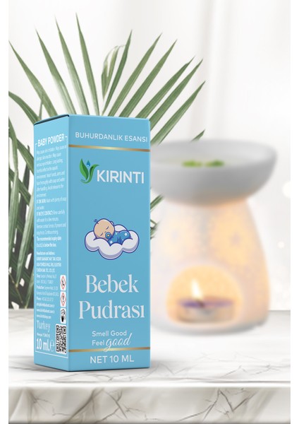 Bebek Pudrası Kokulu Buhurdanlık Esansı 10 ml