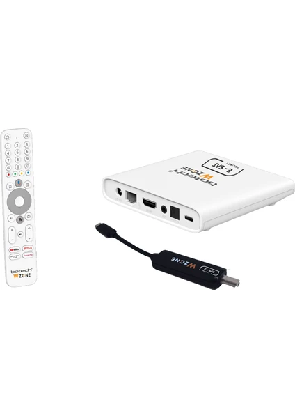 Wzone 32 GB 4K Android Tv Box Tunerli