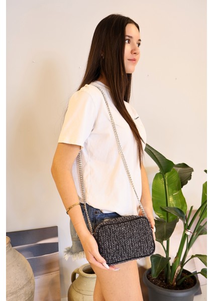 Kadın Çanta, Zincir Askı Detaylı Kot & Denim Çanta Kadın Kol, Omuz Çantası fiyatları