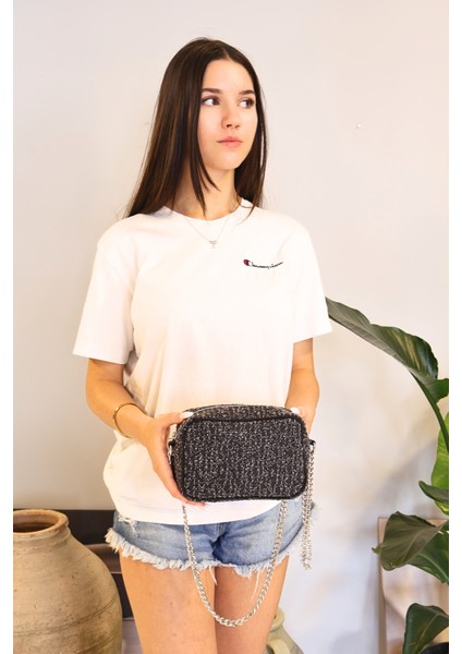 Kadın Çanta, Zincir Askı Detaylı Kot & Denim Çanta Kadın Kol, Omuz Çantası modelleri