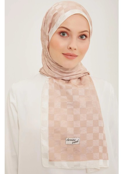 Trend B.Janjan Şal 08 - Pudra Dama Desen