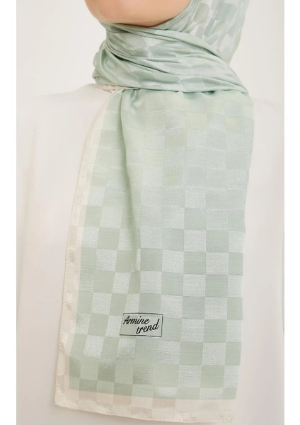 Trend B.Janjan Şal 89 - Yeşil Dama Desen fiyatları
