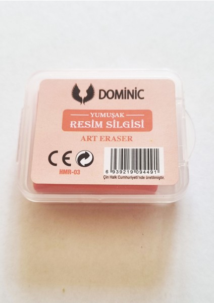 36'lı Hamur Silgi Plastik Kutulu Resim Silgisi Farklı Renklerde