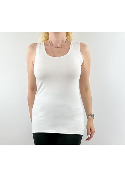 Krem Kalın Askılı Atlet