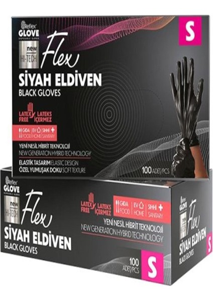 Flex Eldiven Siyah S