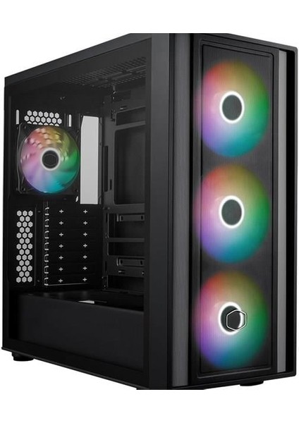 Coolermaster 600TG 3-14CM Rgb Fanlı Gamıng E-Atx Pc Kasası