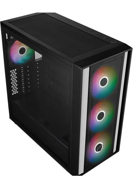 Coolermaster 600TG 3-14CM Rgb Fanlı Gamıng E-Atx Pc Kasası