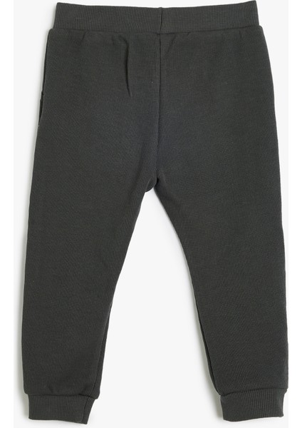 Basic Eşofman Altı Dokulu Beli Bağlamalı Pamuklu fiyatları