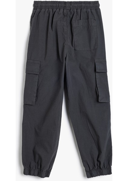 Jogger Paraşüt Pantolon Cepli Beli Bağlamalı Pamuklu fiyatları