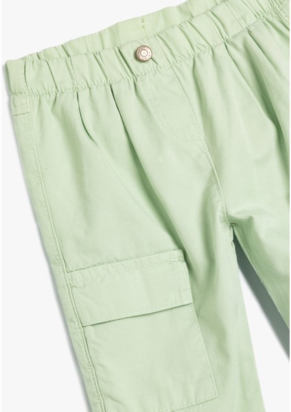 Paraşüt Pantolon Beli Lastikli Cepli Pamuklu modelleri
